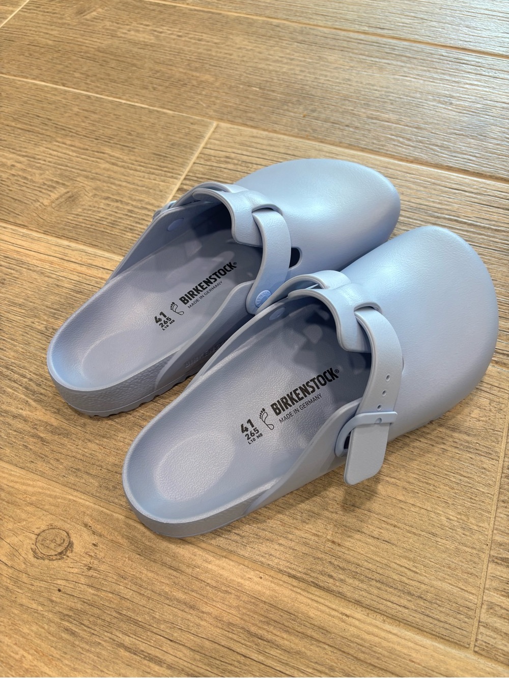 Women’s Birkenstock Boston Eva Clogs Size 41 Elemental Blue Regular Width fit